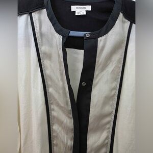 Helmut Lang Black and White Long Sleeve Shirt